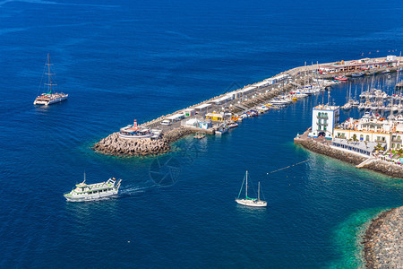 波多黎各de莫干山镇大加那利岛海岸图片