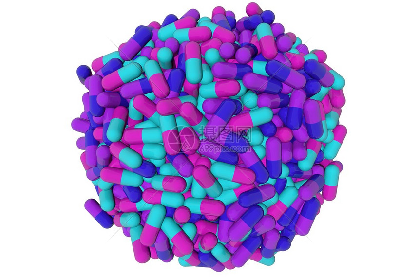 含有药丸药物抗生素或维生素3高清图片下载-正版图片507306845-摄图网