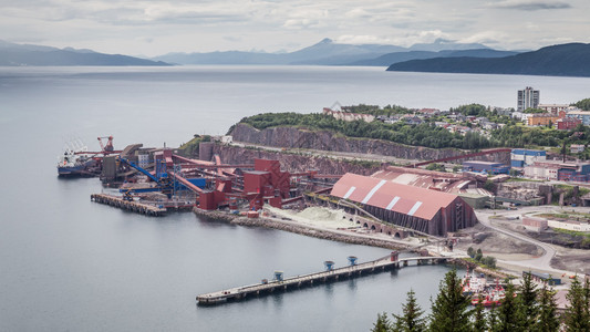挪威纳尔维克铁矿厂图片