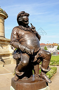 Gower纪念馆的Falstaff雕像图片