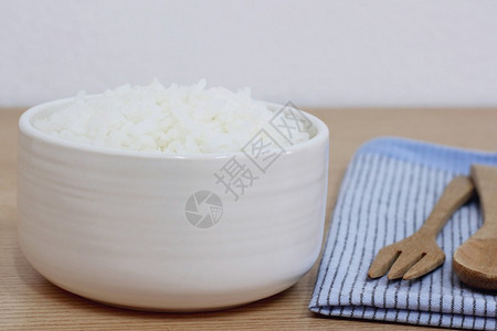 米饭或茉莉花米饭图片