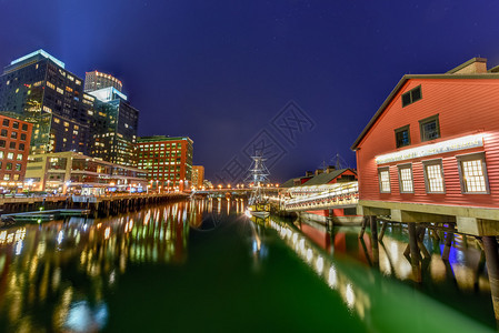 美国马萨诸塞州波士顿港的波士顿茶博物馆图片