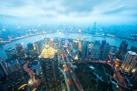 上海城市天际线上海图片