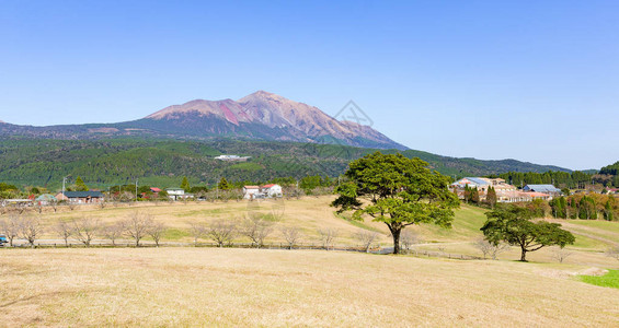 雾岛山与日本风景图片