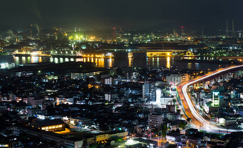 日本北九州市夜景图片