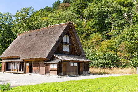 传统日本白川乡老村图片