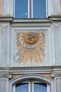 欧洲大厦外的太阳景象在欧图片