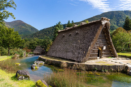 日本历史村落白川乡图片