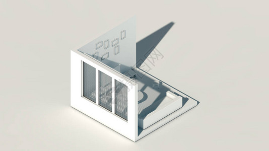 等距场景3d渲染室惊图片