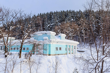 俄罗斯阿尔泰Belokurikha度假村前水文病理机构大图片