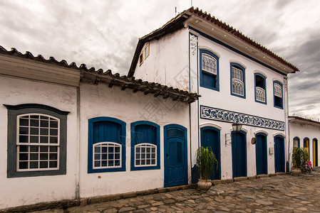 巴西帕蒂岛历史中心葡萄牙殖民化风格院图片