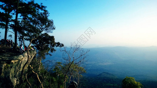 普克拉东山悬崖的景色图片
