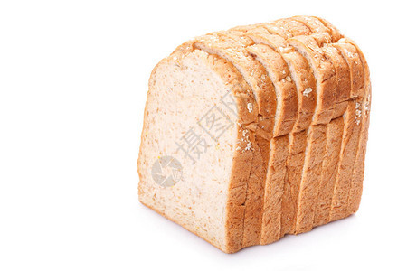 一片全麦面包作为背景图片