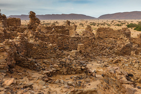 摩洛哥撒哈拉沙漠中古图片