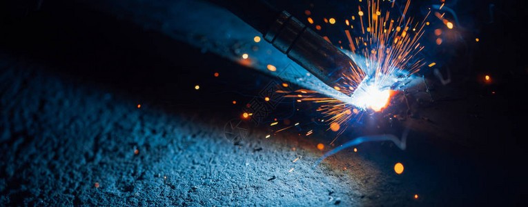 艺术焊接火花光线工业背景图片