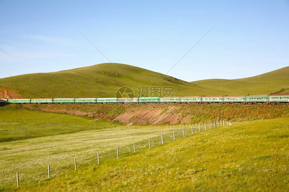 横跨西伯利亚的铁路从北图片