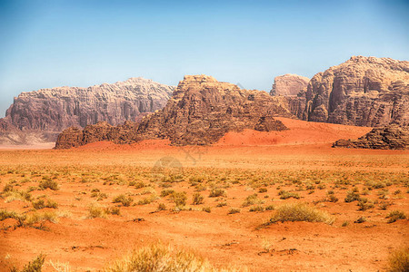 在沃迪兰姆沙漠约尔丹沙图片