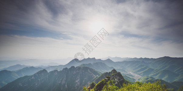 万里长城箭口荒原段图片