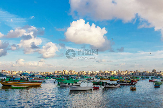 埃及亚历山大港的景色图片