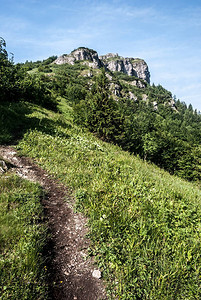 斯洛伐克马拉法特拉山脉的Klak山图片