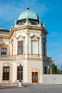 维也纳的美景宫和花园主要宫殿上图片