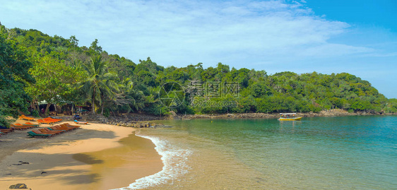 热带海岸印度洋的热带海滨图片