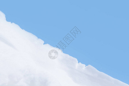 雪白的质感新鲜雪背景图片
