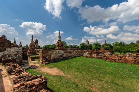 Ayutthaya历史公园WatMahathTemple图片