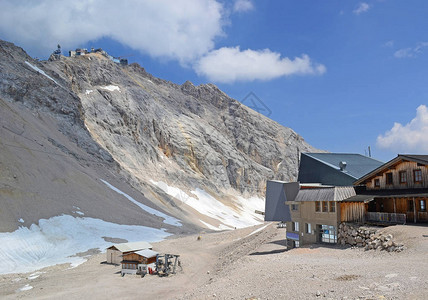 EibseeZugspitze夏背景图片