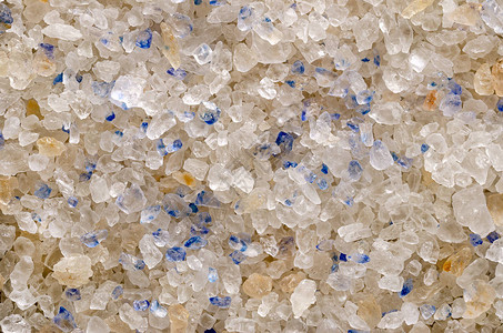 波斯蓝盐晶体特写表面和背景来自伊朗的细岩盐蓝色出现在形成晶体结构的过程中图片