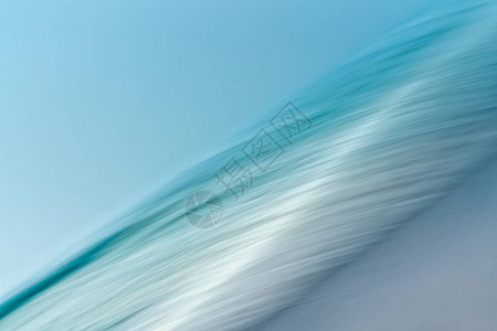 线条艺术背景海摘要运动模糊长期蓝色图片