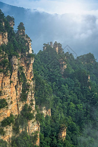 湖南省伍林源Wwlingyuan著名旅游景点张家江公园天津山石图片