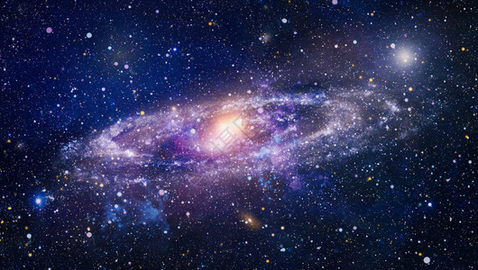 宇宙中的星云和星系距离许多光年的太空这张图片的元素由美国宇航局提供图片