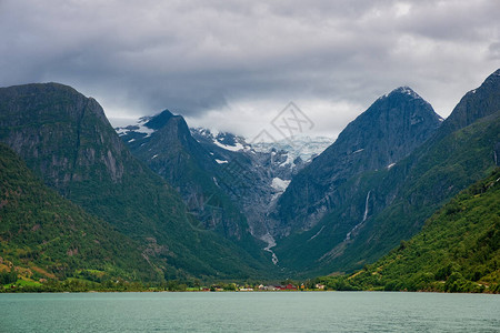挪威斯特林美丽的奥尔德瓦特湖201图片