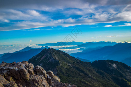 Jade山地景观山台图片