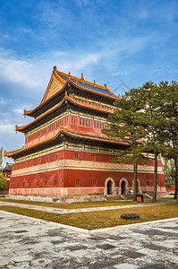 河北清朝皇帝暑期官邸成德山度假胜八外寺之一背景图片