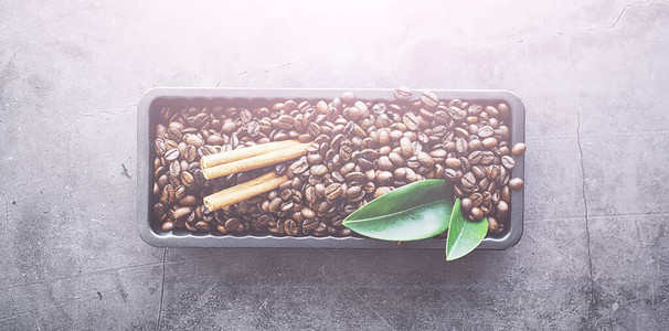 一袋咖啡烤焦的咖啡豆煮饭图片