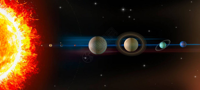 太阳系的行星图片