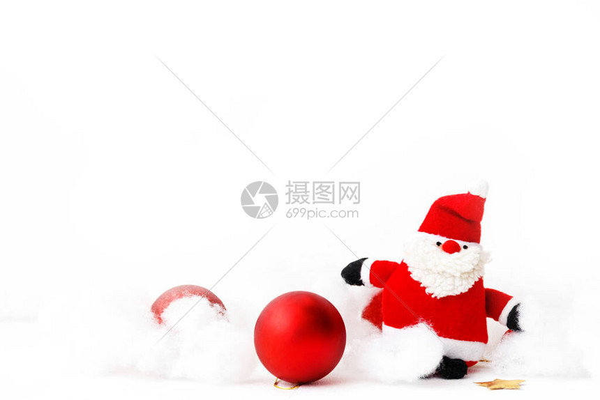 圣诞老人或小雪人图片