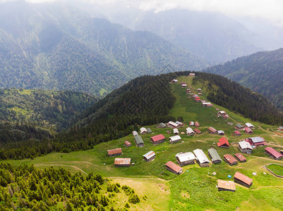 Pokot高原和Kackar山脉空中图片