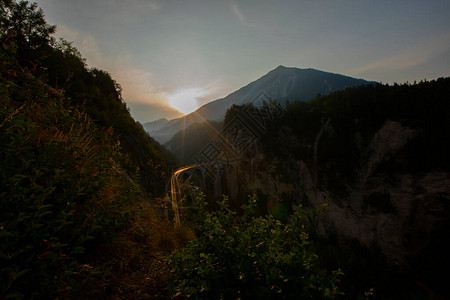 瑞士的冰川快递LandwasserV图片