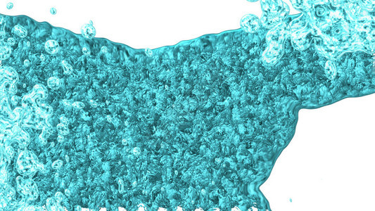 飞溅水背景水滴3D渲染图片