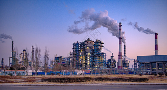 厂房外景石油炼油厂外景背景