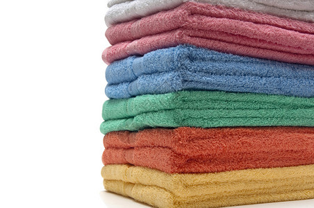 彩色毛巾背景图片