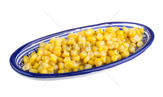 玉米在碗中图片