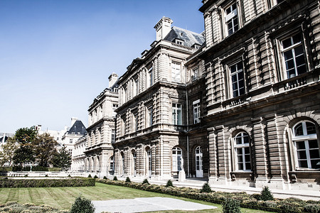 法国巴黎美丽的花园卢森堡宫人类发展报告图象图片