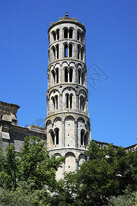 法国乌泽斯大教堂钟楼图片