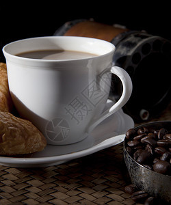 咖啡和咖啡早餐图片