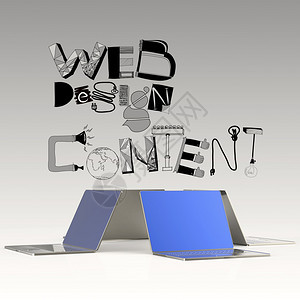 设计WEB设计和膝上型3图片