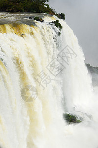 巴西Iguassu瀑背景